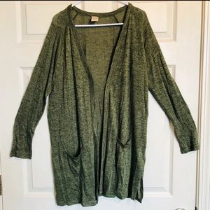 Olive Green Cardigan